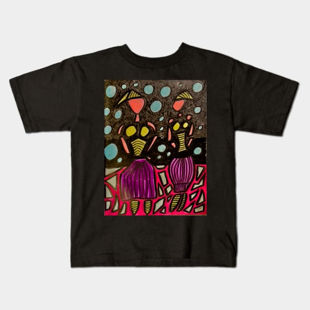 Shattered Art Kids T-Shirt by Sarah Curtiss